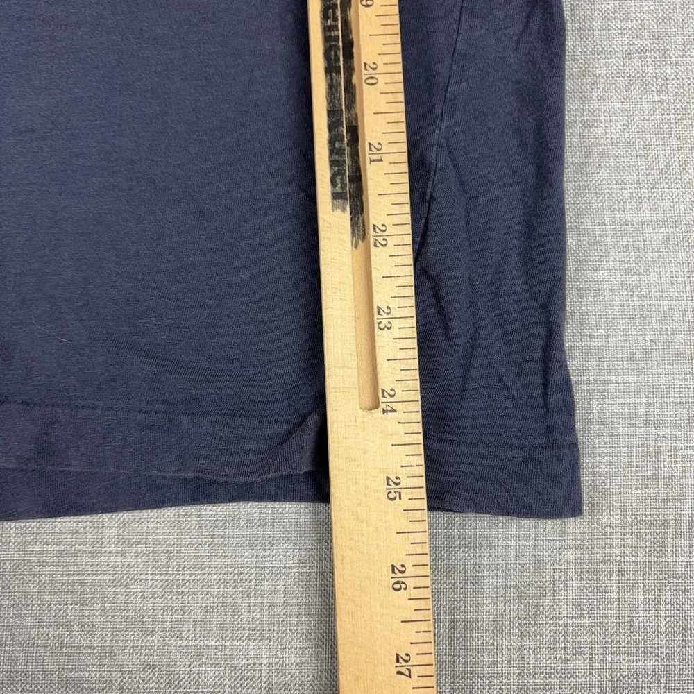 Polo Ralph Lauren Shirt Mens Large Blue Anchor Graphic Tee Nautical Cotton